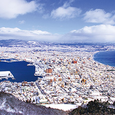 ภาพถ่ายของภูเขาฮาโกดาเตะ